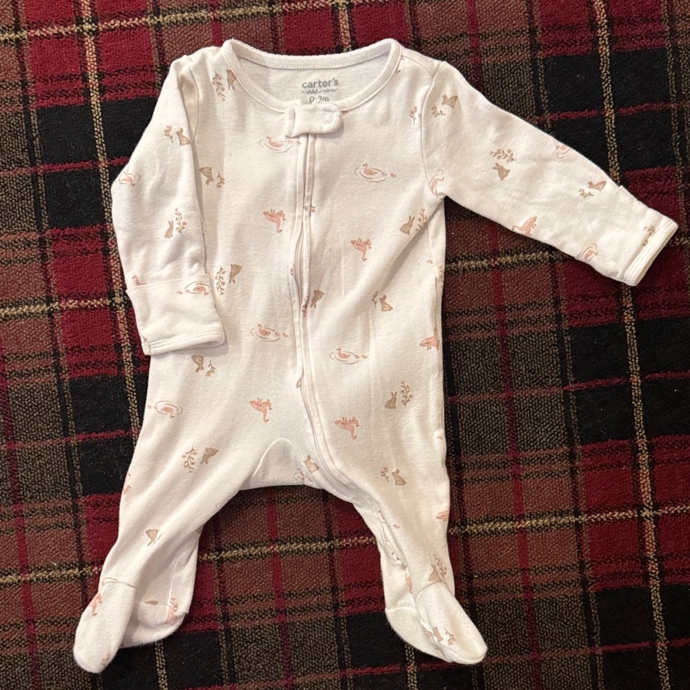 Carter's bunny footie